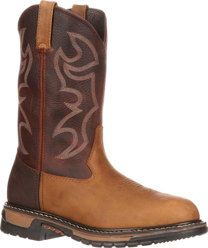 ROCKY Original Ride Branson Roper Western Boots Size 11(WI)