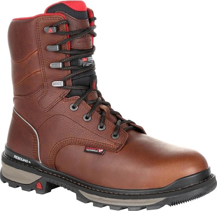 ROCKY Rams Horn Composite Toe Waterproof 800G Insulated Work Boot