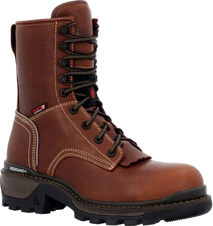 ROCKY Rams Horn Logger Waterproof Composite Toe Work Boot