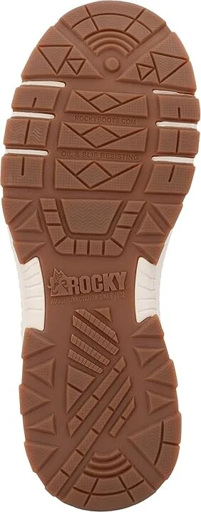Rocky Rebound Wedge Composite Toe Men's Work Boots Brown : 8 EE - Wide, Leather - Image 3