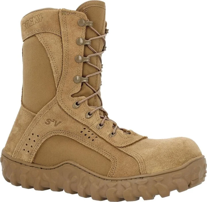 Rocky S2V Side Zip Composite Toe Tactical Military Boot