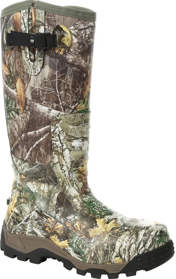 ROCKY Sport Pro Pull-On Rubber Snake Boot Size 9(M)