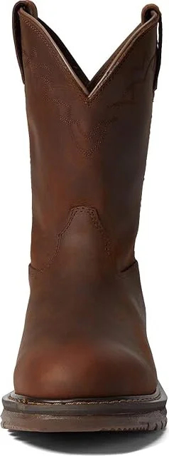 Rocky Western Original Ride 10 Soft Toe Cowboy Boots Brown : 7.5 D - Medium, Leather/Textile - Image 2