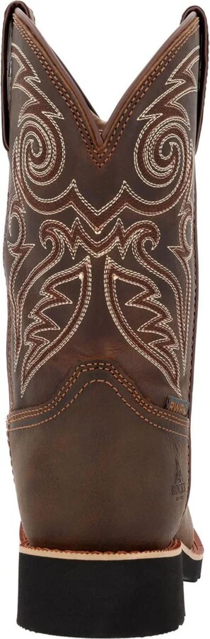 Rocky Women s MonoCrepe 11” Steel Toe Western Boot - Image 3