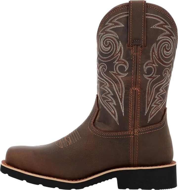 Rocky Women s MonoCrepe 11” Steel Toe Western Boot - Image 5