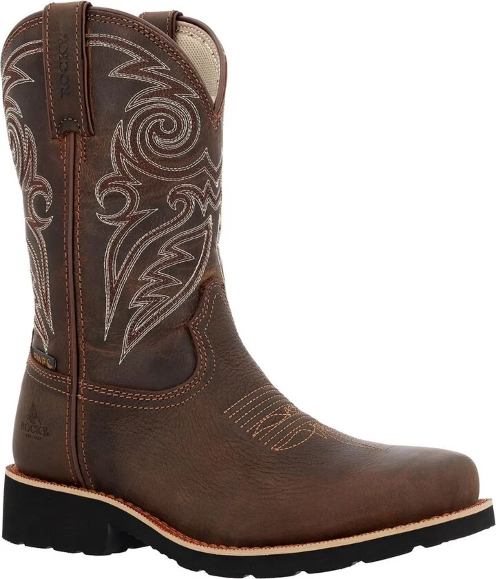 Rocky Women s MonoCrepe 11” Steel Toe Western Boot