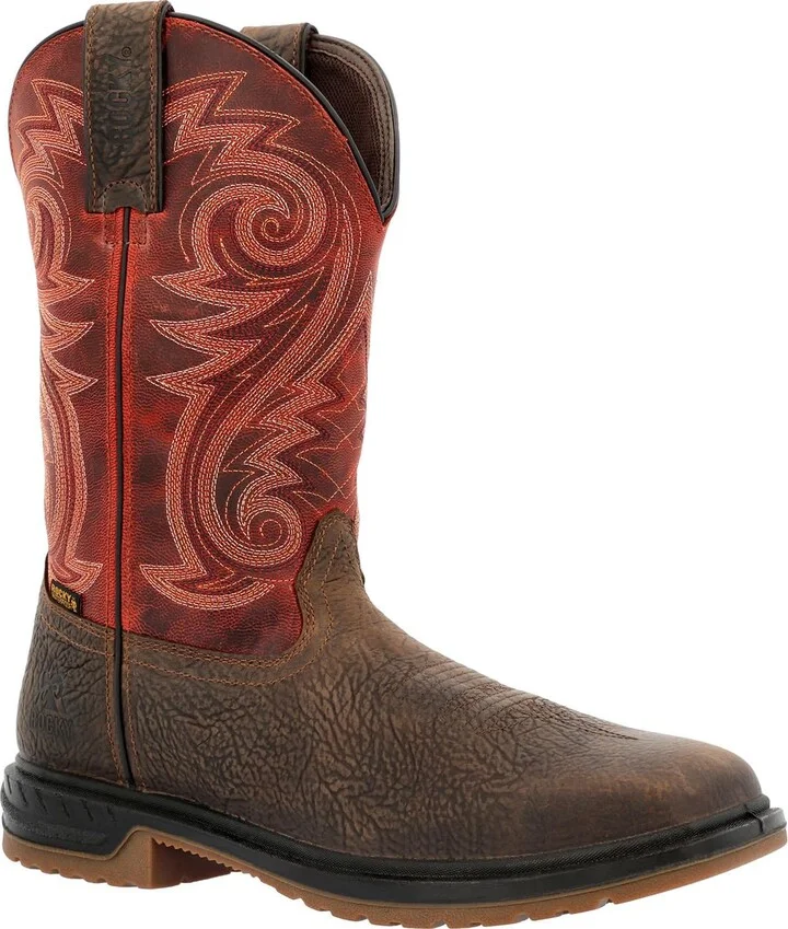 ROCKY Worksmart 11" Composite Toe Waterproof Western Boot
