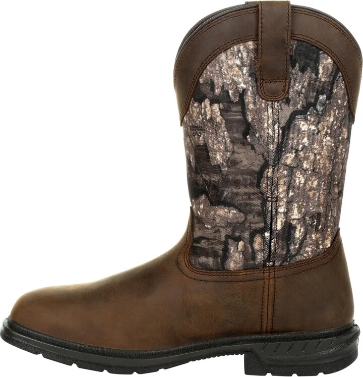 ROCKY Worksmart 400G Insulated Waterproof Western Boot Size 8(M)