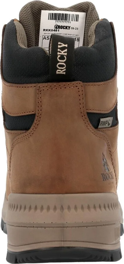 Rocky WorkSmart 6" Composite Toe Internal Met Guard Work Boot - Image 4