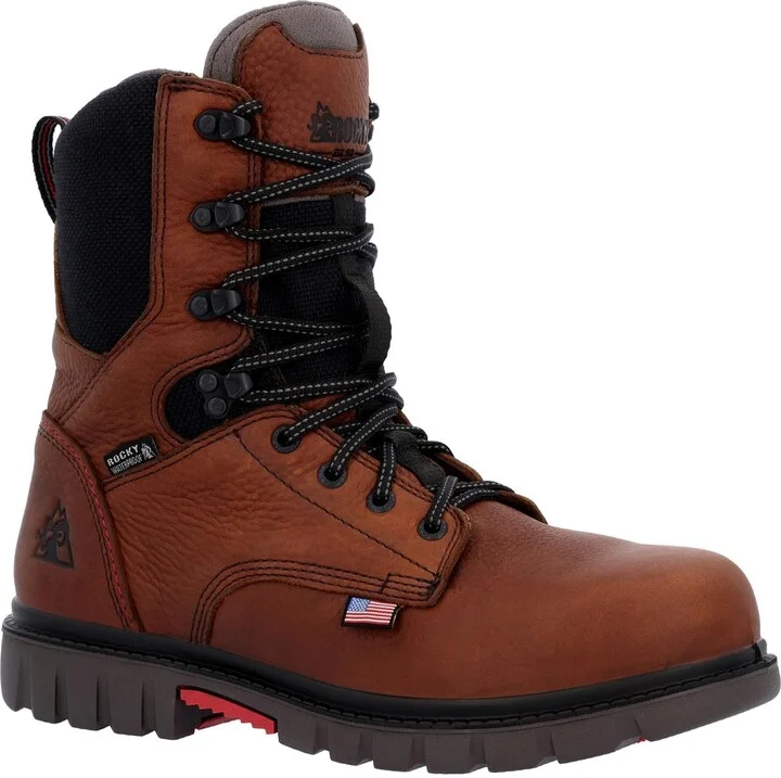 ROCKY Worksmart 8" Waterproof Composite Toe Work Boot