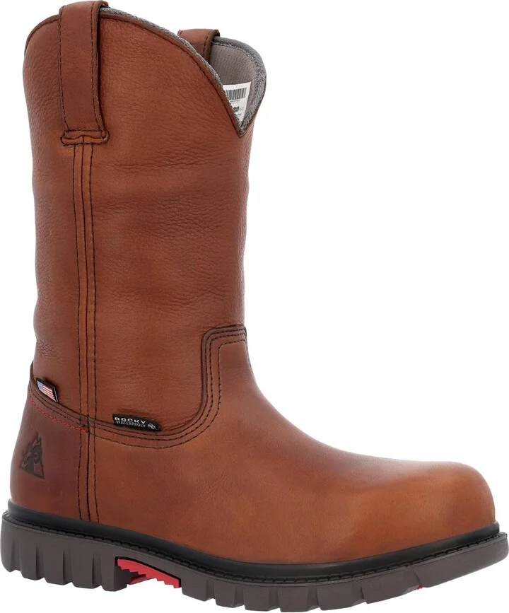 ROCKY Worksmart Waterproof Composite Toe Pull-On Work Boot