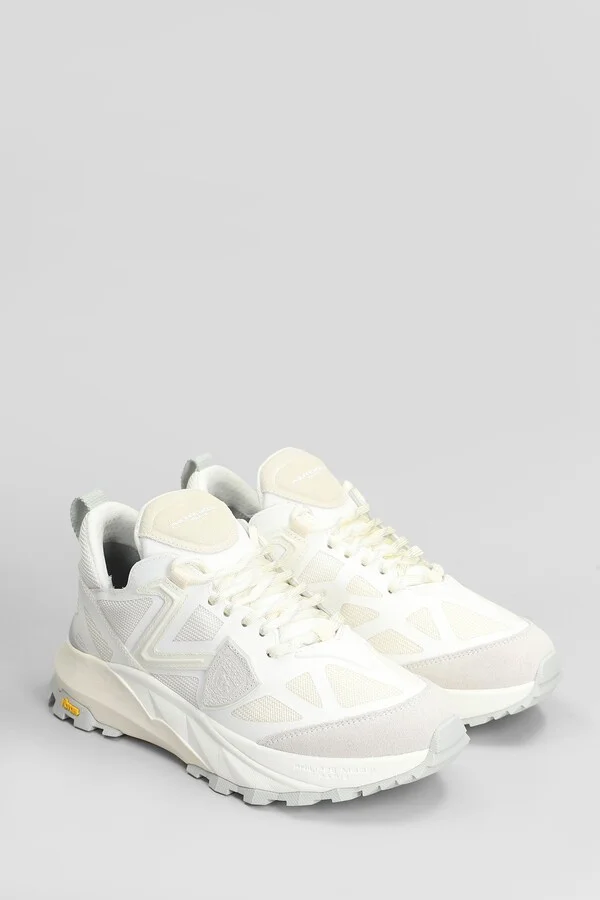 Rocx Low Sneakers In White Fabric - Image 2
