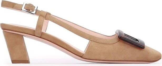 Roger Vivier Belle Vivier Buckled Slingbacks