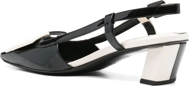 Roger Vivier Belle Vivier Leather Slingback Pumps - Image 2