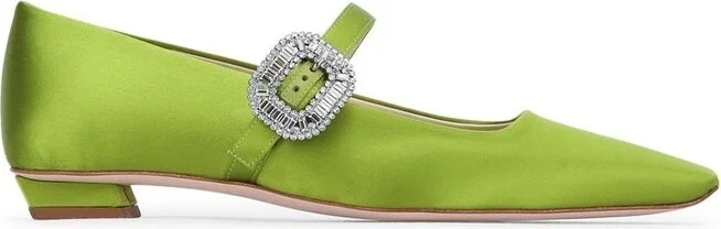 Roger Vivier Belle Vivier Mary Janes Ballerine Shoes