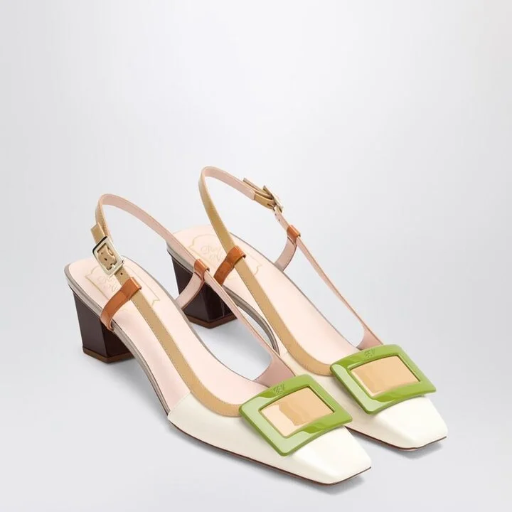 Roger Vivier Belle Vivier Multicolour Patent Slingback - Image 2