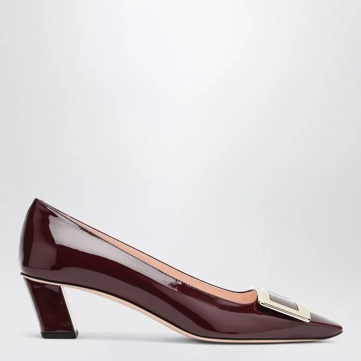 Roger Vivier Belle Vivier Patent Bordeaux Décolletés