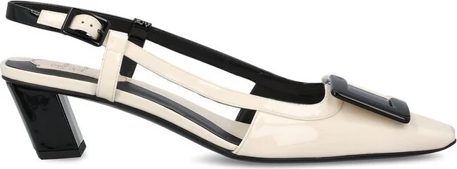 Roger Vivier Belle Vivier Slingback Pointed-Toe Pumps