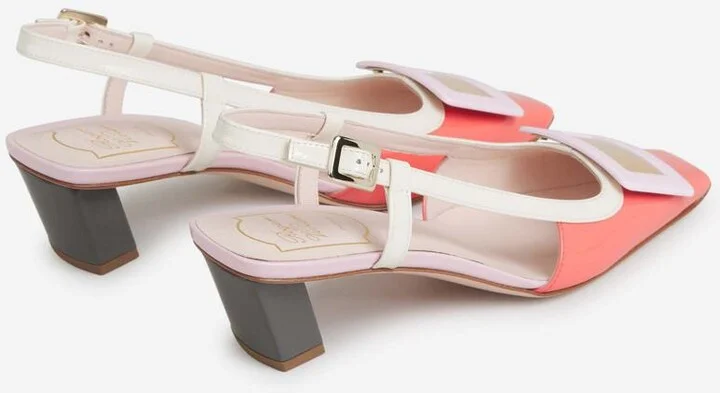 Roger Vivier Belle Vivier Slingback Shoes - Image 3