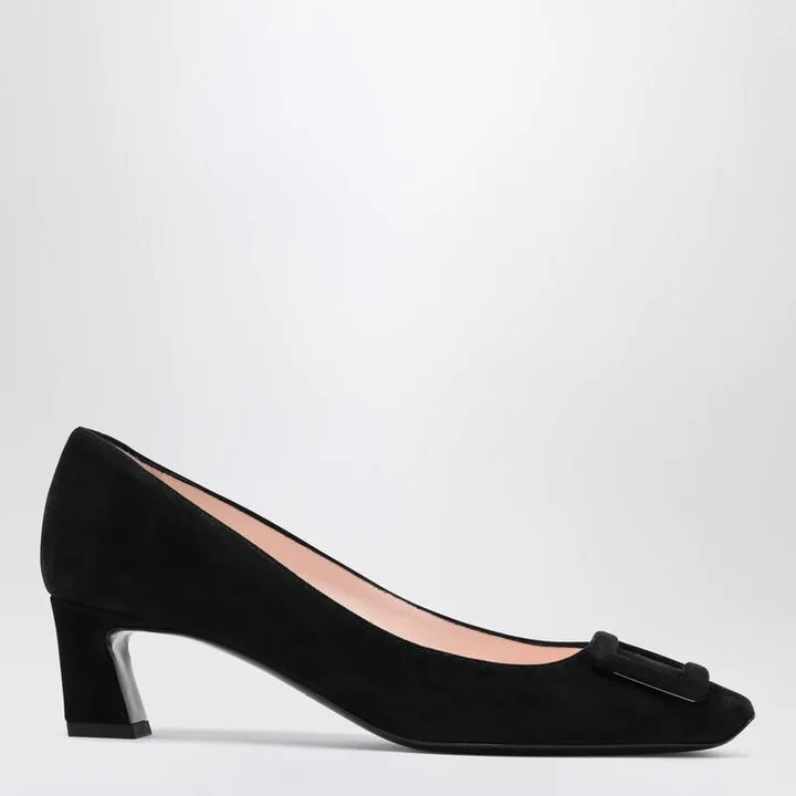 Roger Vivier Belle Vivier Suede Décolletés