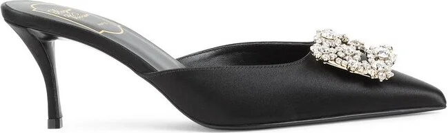 Roger Vivier Buckle Embellished Slip-On Mules