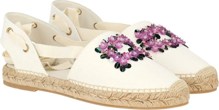 Roger Vivier Canvas Espadrille