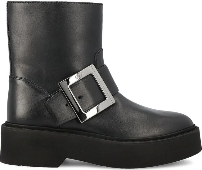 Roger Vivier Chunky Sole Ankle Boots