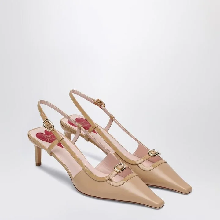 Roger Vivier Desert Décolletés Slingback Viv' Canard - Image 2