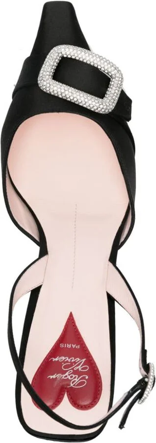 Roger Vivier Dorsay Satin Slingback Pumps - Image 2