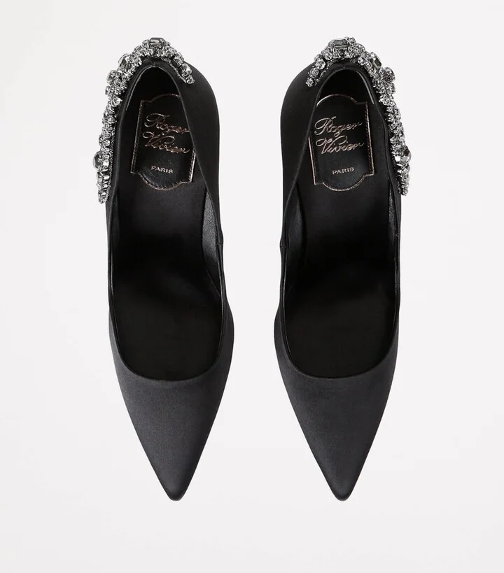 Roger Vivier Embellished Efflorescence Pumps 100 - Image 4