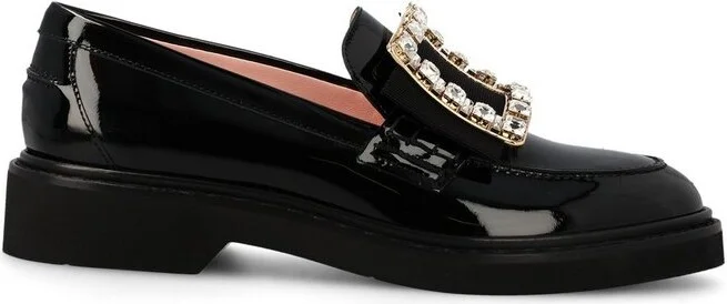 Roger Vivier Embellished Slip-On Loafers