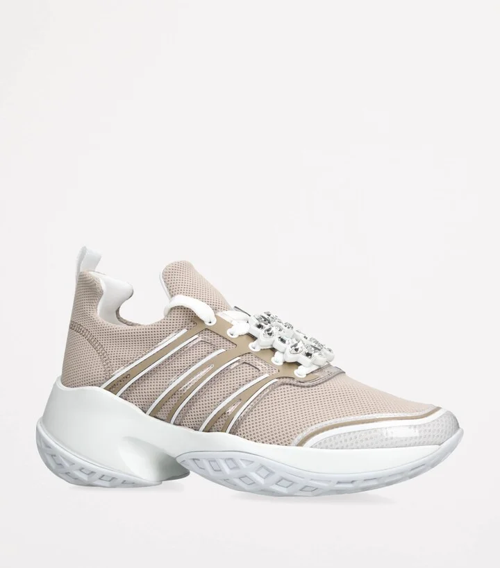 Roger Vivier Embellished Viv Run Sneakers - Image 3