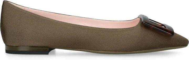 Roger Vivier Faille Gommettine Ballet Flats