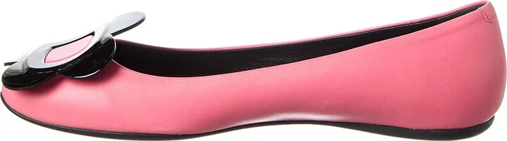 Roger Vivier Flower Leather Flat - Image 2