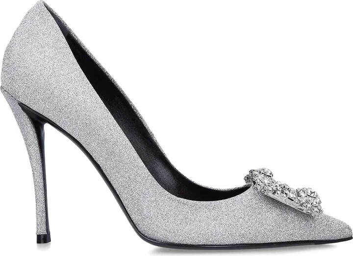 Roger Vivier Flower Strass Pumps 100 - Image 3