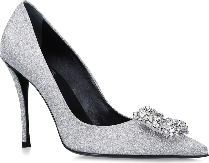 Roger Vivier Flower Strass Pumps 100