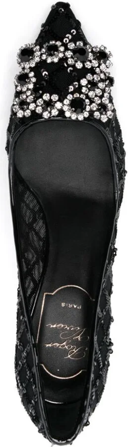 Roger Vivier Flower Strass Pumps - Image 3
