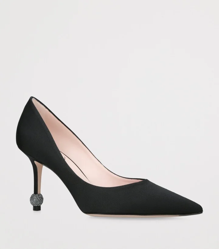 Roger Vivier Grosgrain Marlene Pumps 85 - Image 3