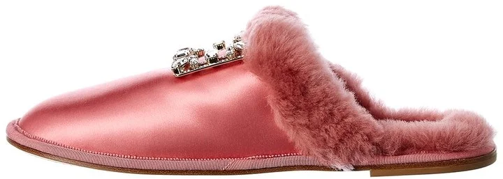 Roger Vivier Hotel Vivier Broche Satin Mule - Image 2