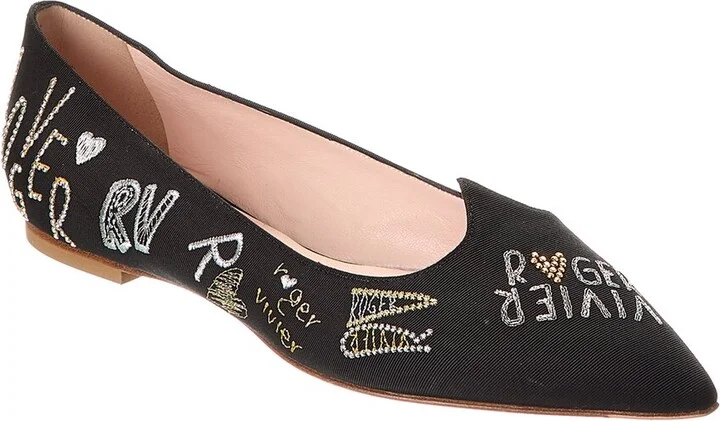 Roger Vivier I Love Grosgrain Flat