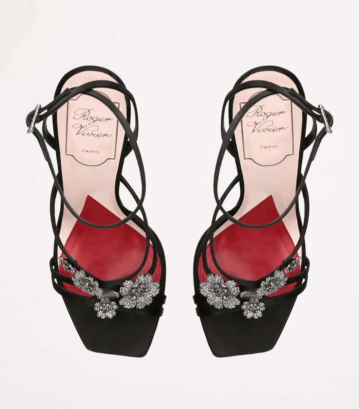 Roger Vivier I Love Vivier Flower Sandals 100 - Image 4