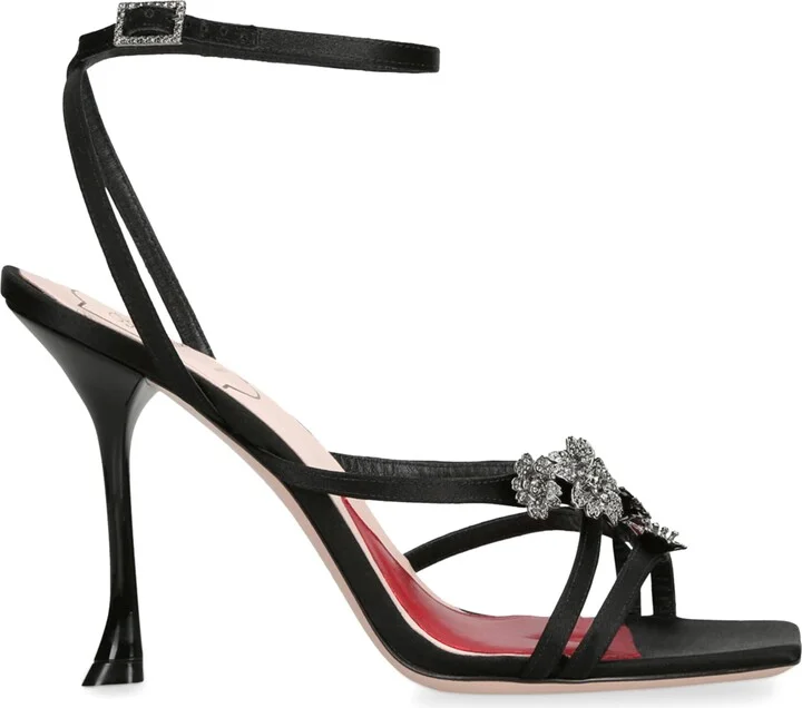 Roger Vivier I Love Vivier Flower Sandals 100
