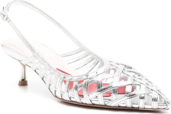 Roger Vivier I Love Vivier Leather Slingback Pumps - Image 2