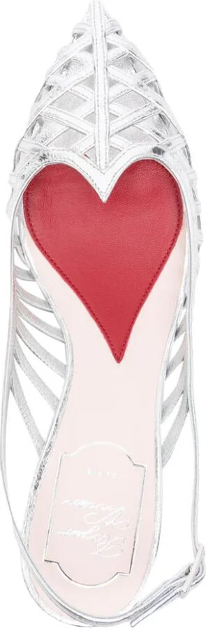 Roger Vivier I Love Vivier Leather Slingback Pumps - Image 4