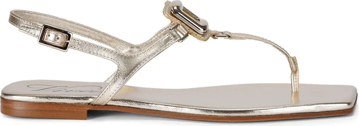 Roger Vivier Leather Bab Viv Sandals