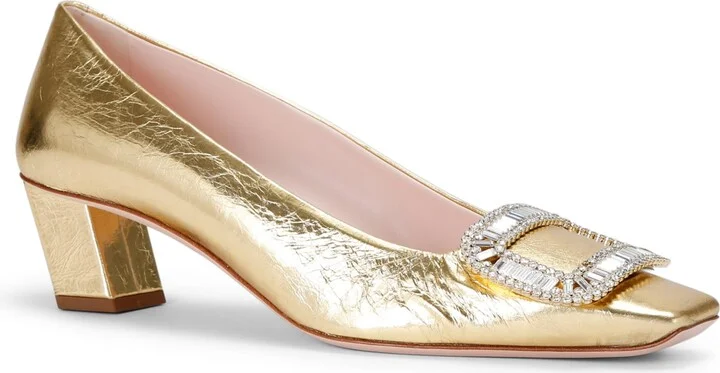 Roger Vivier Leather Belle Vivier Pumps 45 - Image 3