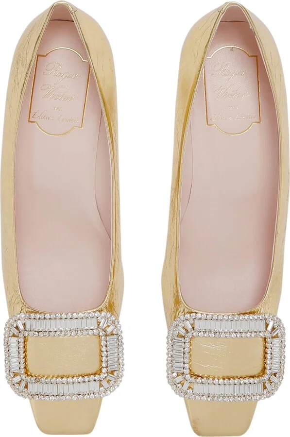 Roger Vivier Leather Belle Vivier Pumps 45 - Image 4