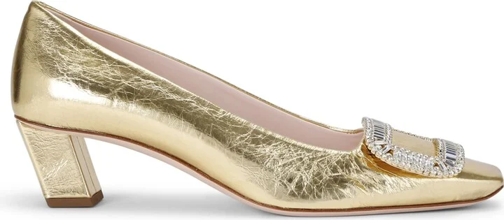 Roger Vivier Leather Belle Vivier Pumps 45