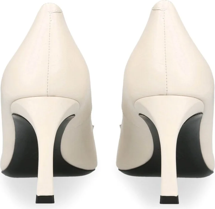 Roger Vivier Leather Belle Vivier Trompette Pumps 70 - Image 2