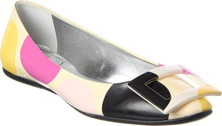 Roger Vivier Leather Flat